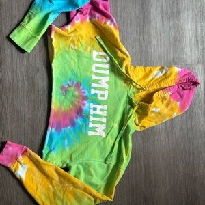 Call Her Daddy Colorful Tie-Dye Women's Hoodie